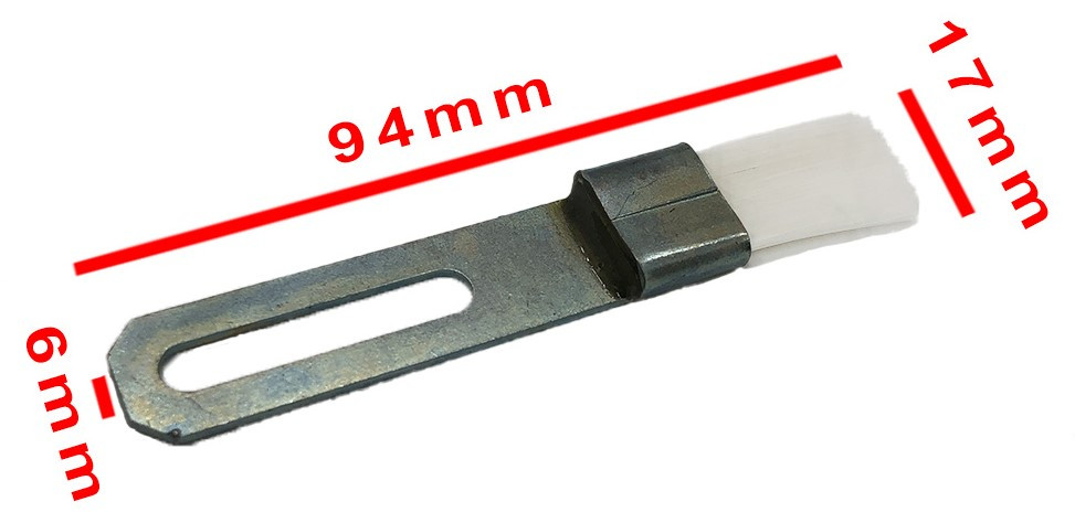 Hold Down Brush (Sheet Steadier) Replacement for Man-Roland and other presses, 93mm x 15mm